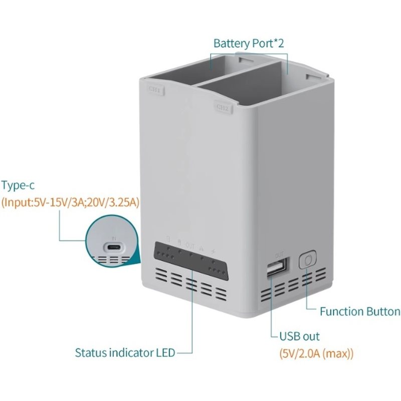 Drone Battery Smart - A53M – Chargeur de batterie pour