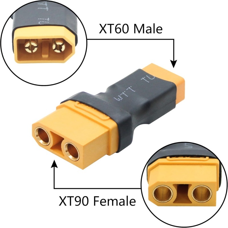 Lot de 2 adaptateurs XT90 mâle - Drone Battery Charger avis et prix