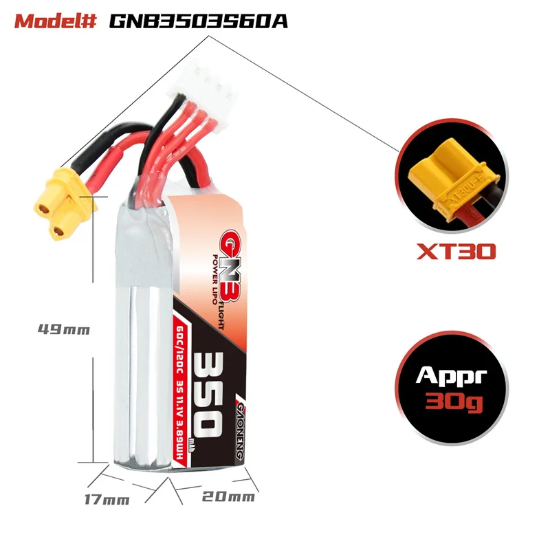 Batterie LiPo SWZY 3S 11.1V 35 - Drone Battery 3S avis et prix