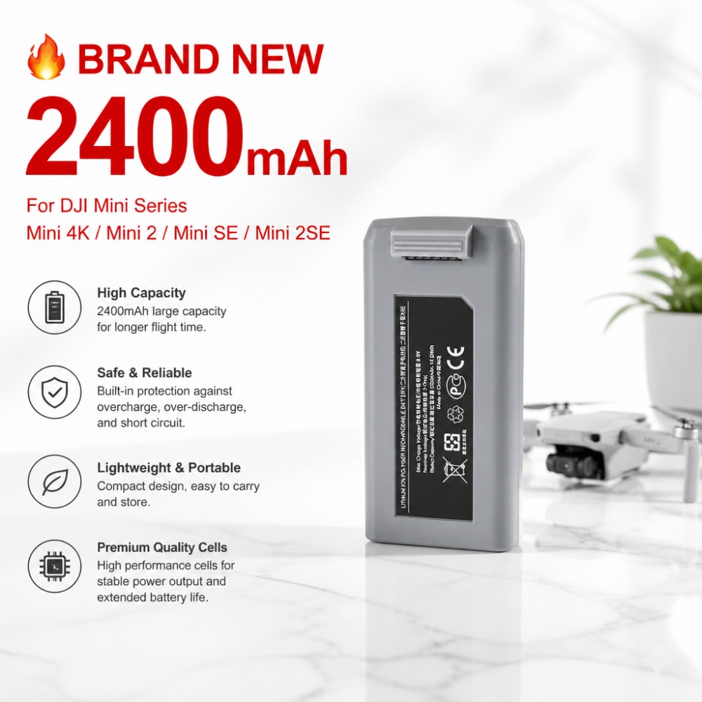 Batterie 2400mAh pour DJI Mini - Drone Battery Smart avis et prix