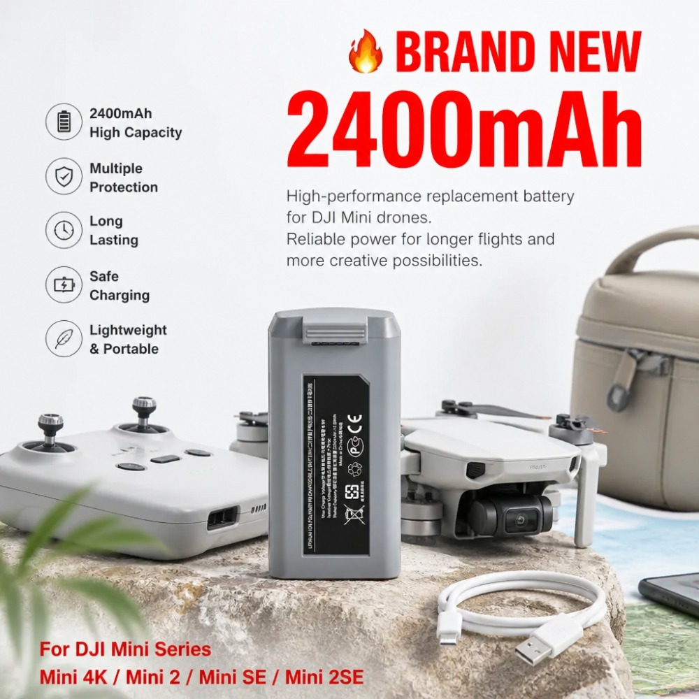 Batterie 2400mAh pour DJI Mini - Drone Battery Smart avis et prix