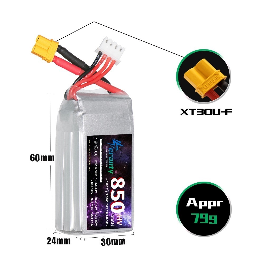 1/2/3 pièces TERANTY 3S 11.4V  - Drone Battery 3S avis et prix